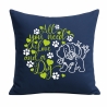 Kissen 40x40 cm bedruckt mit ALL YOU NEED IS A DOG voll
