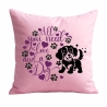 Kissen 40x40 cm bedruckt mit ALL YOU NEED IS A DOG voll