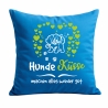 Kissen 40x40 cm bedruckt mit HUNDEKÜSSE MACHEN ALLES WIEDER GUT