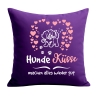 Kissen 40x40 cm bedruckt mit HUNDEKÜSSE MACHEN ALLES WIEDER GUT
