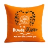 Kissen 40x40 cm bedruckt mit HUNDEKÜSSE MACHEN ALLES WIEDER GUT