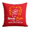 Kissen 40x40 cm bedruckt mit HUNDEKÜSSE MACHEN ALLES WIEDER GUT