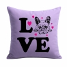 Kissen 40x40 cm bedruckt mit LOVE Hund