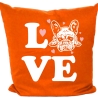 Kissen 40x40 cm bedruckt mit LOVE Hund