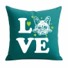 Kissen 40x40 cm bedruckt mit LOVE Hund
