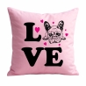 Kissen 40x40 cm bedruckt mit LOVE Hund