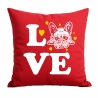 Kissen 40x40 cm bedruckt mit LOVE Hund