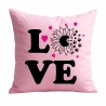Kissen 40x40 cm bedruckt mit LOVE Sonnenblume