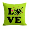 Kissen 40x40 cm bedruckt mit LOVE Pfote
