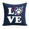 Kissen 40x40 cm bedruckt mit LOVE Pfote
