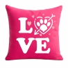 Kissen 40x40 cm bedruckt mit LOVE Pfote