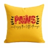Kissen 40x40 cm bedruckt mit PAWS AND ENJOY THE LITTLE THINGS