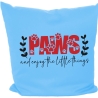 Kissen 40x40 cm bedruckt mit PAWS AND ENJOY THE LITTLE THINGS