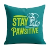 Kissen 40x40 cm bedruckt mit STAY PAWSITIVE