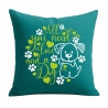 Kissen 40x40 cm bedruckt mit ALL YOU NEED IS A DOG Umriss