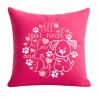 Kissen 40x40 cm bedruckt mit ALL YOU NEED IS A DOG Umriss