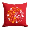Kissen 40x40 cm bedruckt mit ALL YOU NEED IS A DOG Umriss