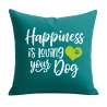 Kissen 40x40 cm bedruckt mit HAPPINESS IS LOVING YOUR DOG