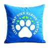 Kissen 40x40 cm bedruckt mit LIEBE HAT VIER KLEINE PFOTEN
