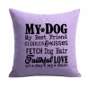 Kissen 40x40 cm bedruckt mit MY DOG MY BEST FRIEND