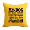 Kissen 40x40 cm bedruckt mit MY DOG MY BEST FRIEND
