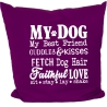 Kissen 40x40 cm bedruckt mit MY DOG MY BEST FRIEND