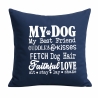 Kissen 40x40 cm bedruckt mit MY DOG MY BEST FRIEND
