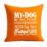 Kissen 40x40 cm bedruckt mit MY DOG MY BEST FRIEND