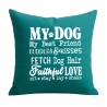 Kissen 40x40 cm bedruckt mit MY DOG MY BEST FRIEND