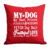 Kissen 40x40 cm bedruckt mit MY DOG MY BEST FRIEND