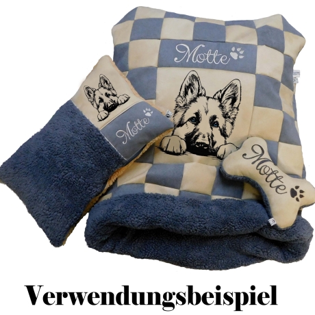 NEU Stickdatei deutscher Schäferhund Helli Hund