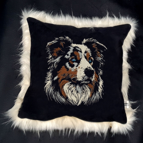 NEU Stickdatei Border Collie Three Colors Oreo 