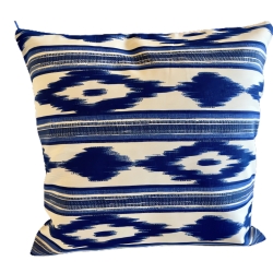 Exklusive Kissenhülle, 40×40 cm, Telas de Lengua, dunkelblau, 