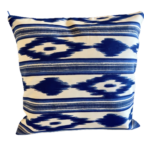 Exklusive Kissenhülle, 50×50 cm, Telas de Lengua, dunkelblau