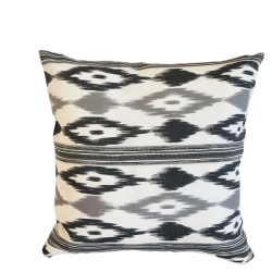 Exklusive Kissenhülle, 40×40 cm, Telas de Lengua, schwarzgrau