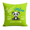 Kissen 40x40 cm SWEET PANDA personalisiert mit Geburtsdaten