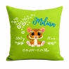 Kissen 40x40 cm SWEET TIGER personalisiert mit Geburtsdaten