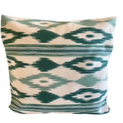 Exklusive Kissenhülle, 40×40 cm, Telas de Lengua, türkis