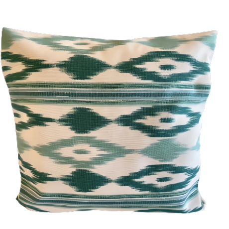 Exklusive Kissenhülle, 50×50 cm, Telas de Lengua, dunkelblau