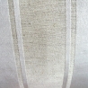 Kissenhülle in beige Streifendesign genäht von Hobbyhaus