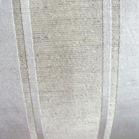 Kissenhülle in beige Streifendesign genäht von Hobbyhaus
