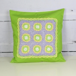 Granny Square ~ Kissenhülle 40x40cm | Sofakissen | Wohndeko