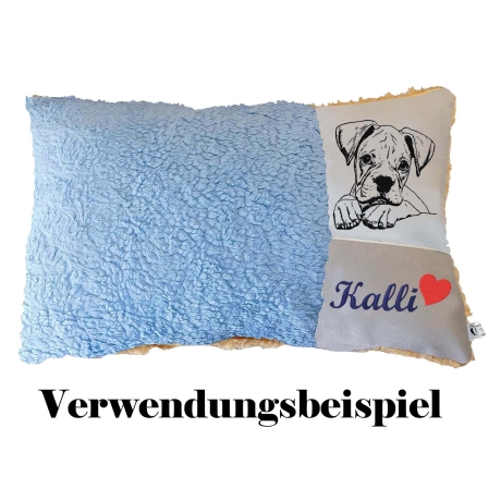 Stickdatei  Boxer Welpe Rufus Hund realistisch