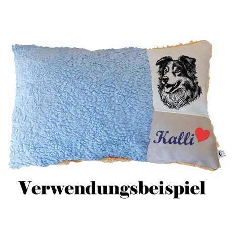 Stickdatei Border Collie Raffi Hund realistisch 