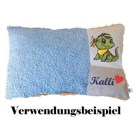 Stickdatei Applikation Krokodil Alois Dino Lunachild