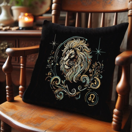 Neu Stickdatei Sternzeichen Löwe LunaChild Zodiak