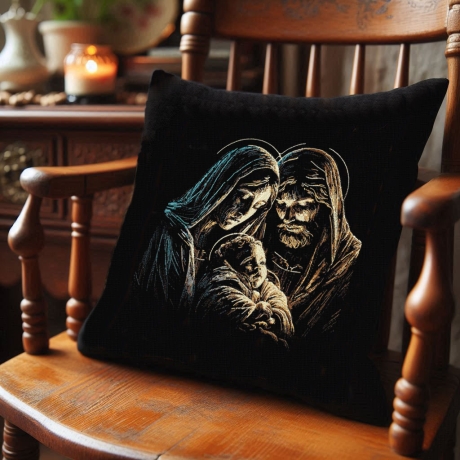 Neu AUFWENDIGE Stickdatei Maria Jesus Josef von Lunachild