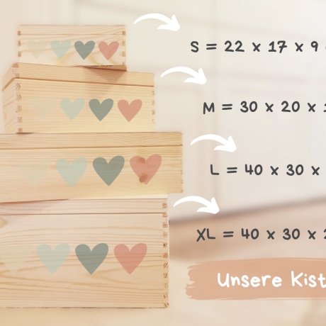 Personalisierte Erinnerungskiste Baby mit Namen Geburt Taufe Baby