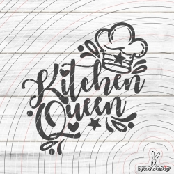 Kitchen Queen Plotterdatei SVG DXF