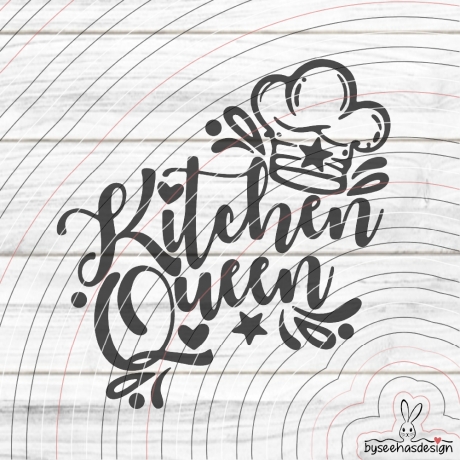 Kitchen Queen Plotterdatei SVG DXF